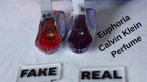 calvin klein euphoria original vs fake